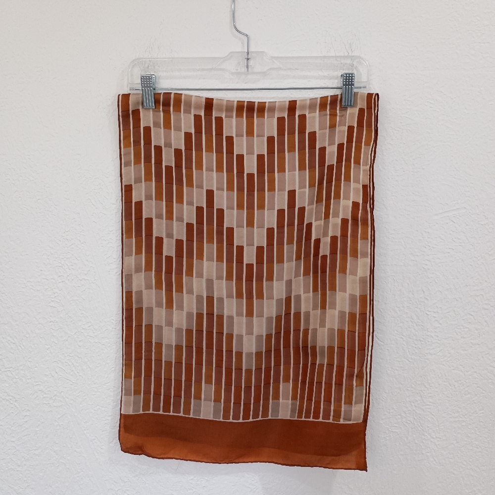 Vintage Glentex Silk Small Rectangle Scarf